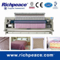 Hojas de cama multicolores Fabricación de Duvat Máquina de bordar acolchada